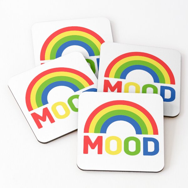 Item preview, Retro rainbow MOOD design  designed and sold by Robobonez.
