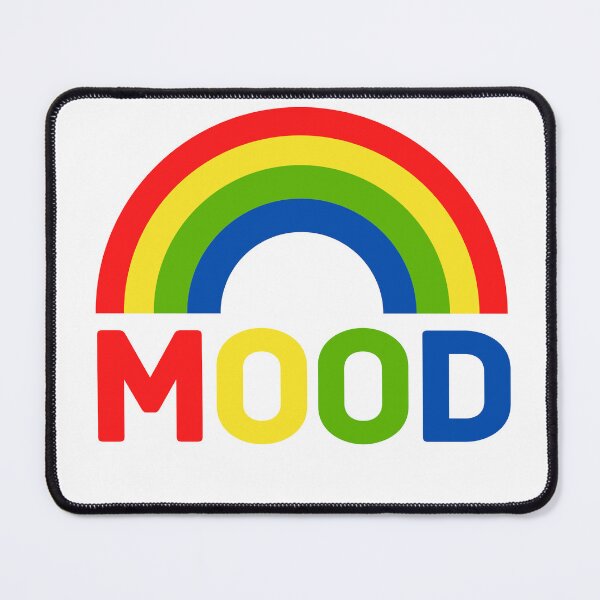 Item preview, Retro rainbow MOOD design designed and sold by Robobonez.