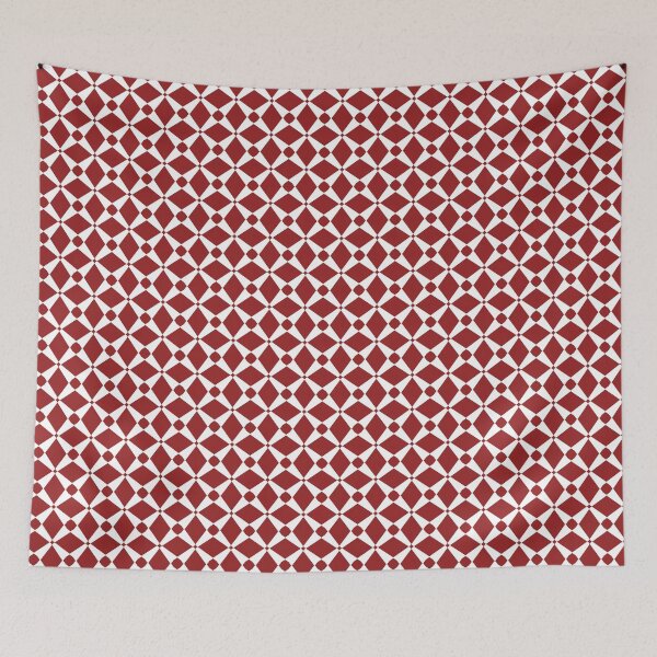 Item preview, Geometric Shapes Dark Red designed and sold by Lisetta Collection.