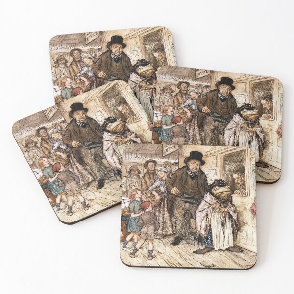 Item preview, Toad Dressed as the Washerwoman - The Wind in the Willows - Arthur Rackham designed and sold by forgottenbeauty.