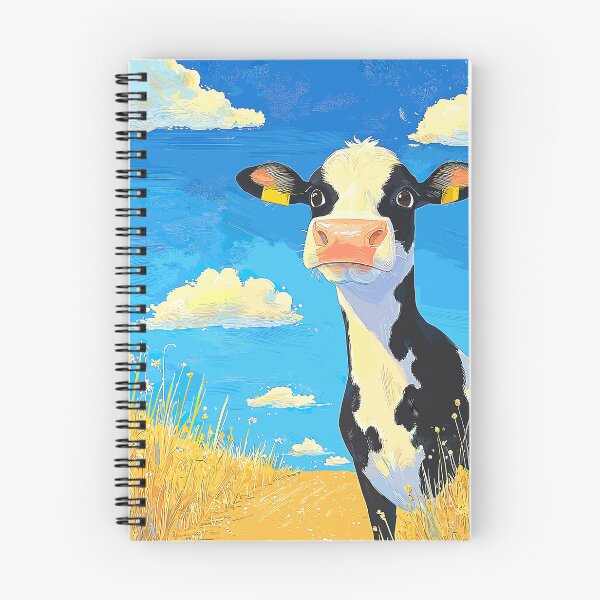 Item preview, Happy Cow on a Summer Meadow designed and sold by Liededrom..