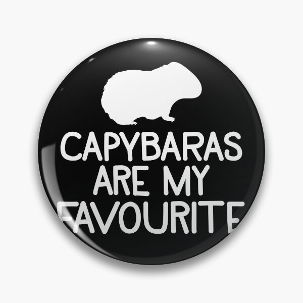Item preview, Capybaras are my favourite designed and sold by jazzydevil.