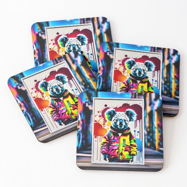 Item preview, Urban graffiti street art Koala Bear designed and sold by Drone-tees.