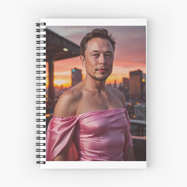 Item preview, Pink Elon Musk dress Meme Birthday Prank gift designed and sold by CheeseBlueprint.