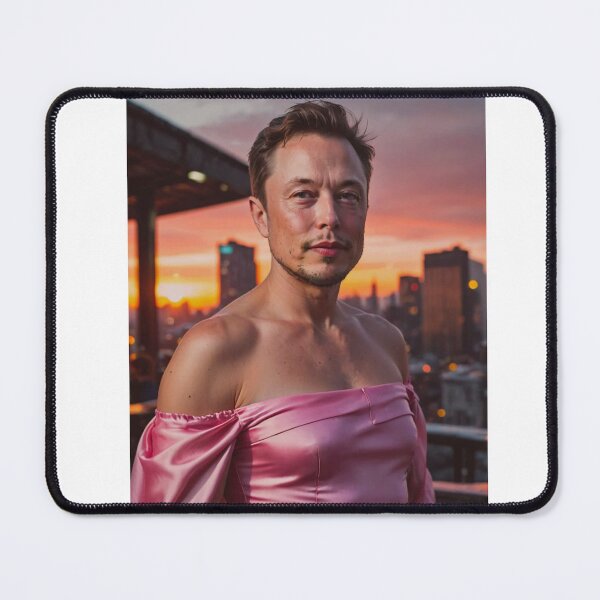 Item preview, Pink Elon Musk dress Meme Birthday Prank gift designed and sold by CheeseBlueprint.