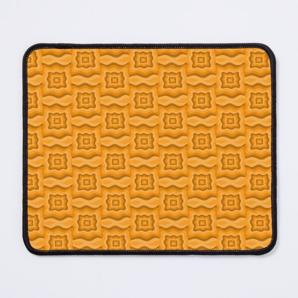 Item preview, Orange Wavy Square Patter designed and sold by RogerDodger21.