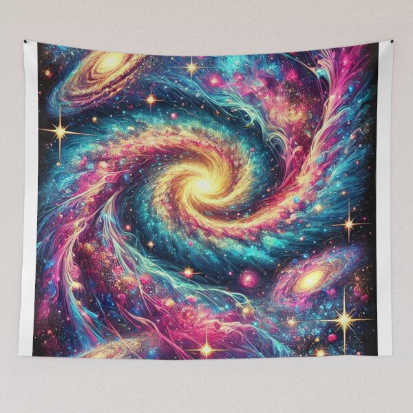 Item preview, Galactic Swirl of Cosmic Wonders designed and sold by Wiredart.