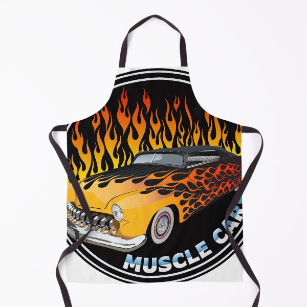Item preview, muscle cars hot rod vintage car american flame logo designed and sold by Achille3777.