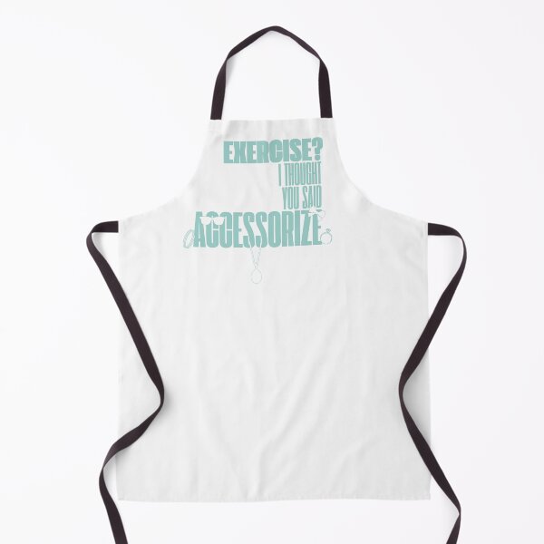 Item preview, Exercise? I Thought You Said Accessorize (Mint White) designed and sold by BLAAAAASK.