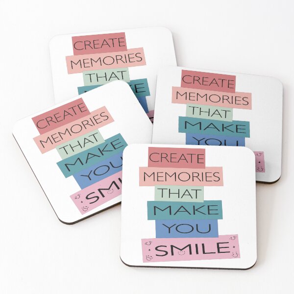 Item preview, Create Memories That Make You Smile, Colorful Positive Quote T-Shirt designed and sold by SARJOU.