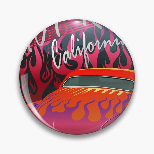Item preview, hot rod car flame muscle car vintage american designed and sold by Achille3777.