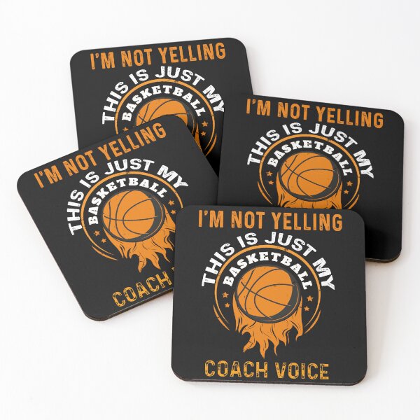 Item preview, I'm Not Yelling This Is My Basketball Coach Voice designed and sold by DesignerKha.