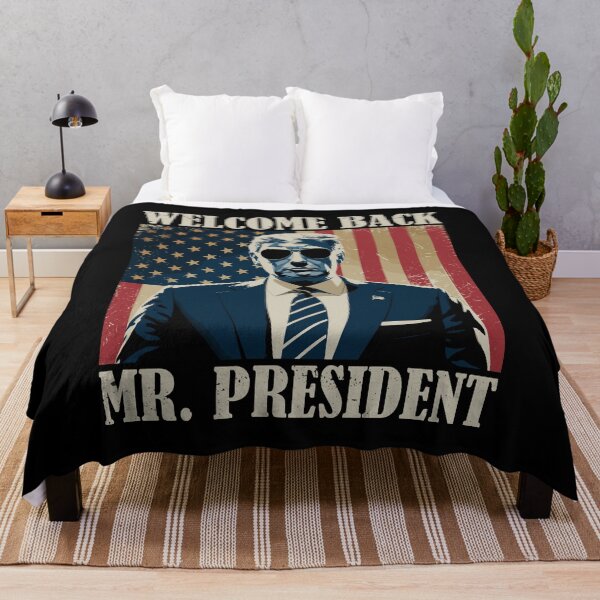 Item preview, Welcome Back Mr President Donald Trump Victory designed and sold by Dream-Art-Wear.