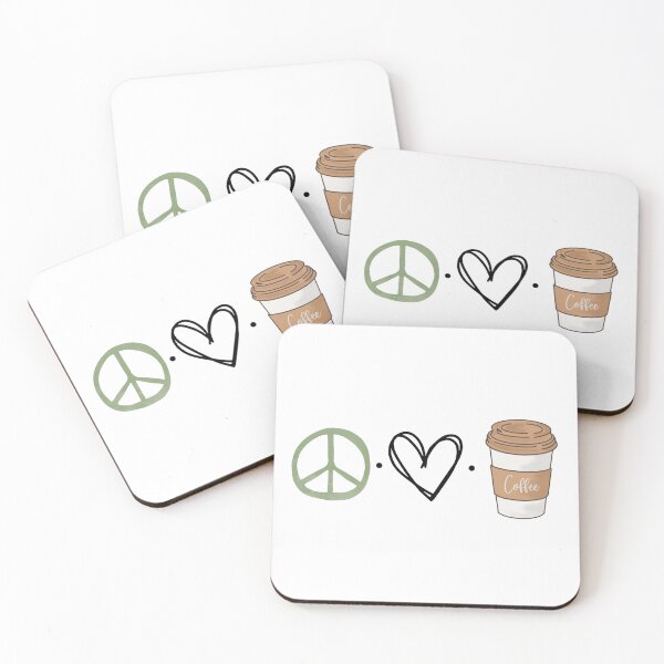 Item preview, Peace Love Coffee designed and sold by techteacher2415.