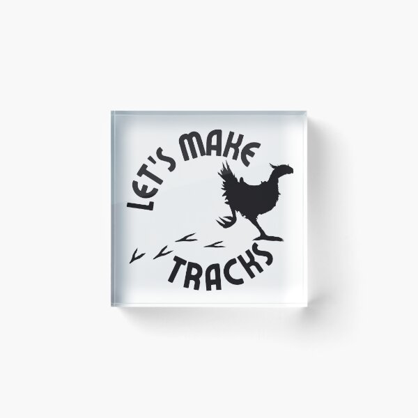 Item preview, Let's Make Tracks Chocobo Final Fantasy (Black Text) designed and sold by BLAAAAASK.