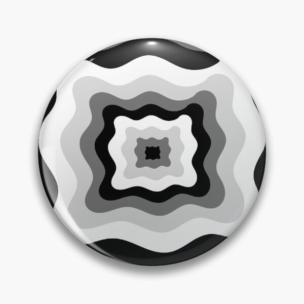 Item preview, Wavy Black and white square pattern designed and sold by RogerDodger21.