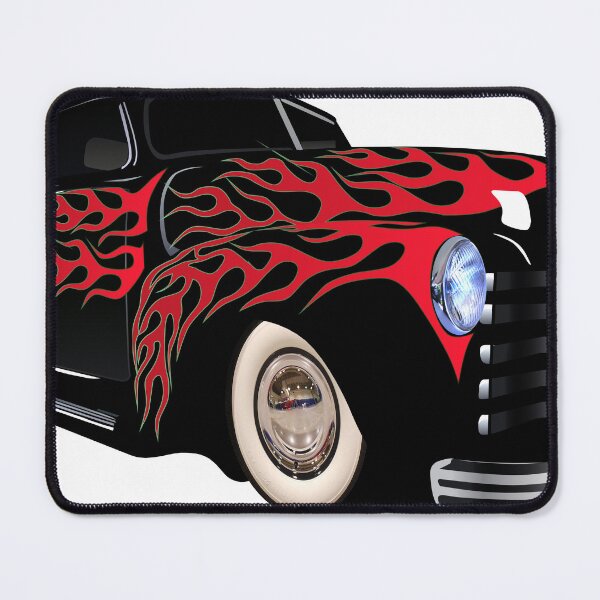Item preview, old car hot rod flame flame vintage garage designed and sold by Achille3777.