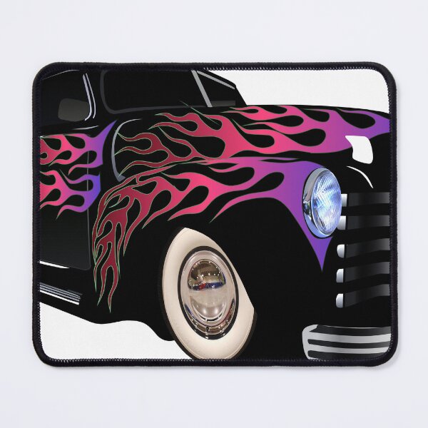 Item preview, old car hot rod flame flame vintage garage designed and sold by Achille3777.