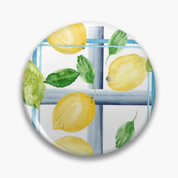 Item preview, Lemolicious -  pretty fresh watercolour lemons on a trellis designed and sold by RPrince1.