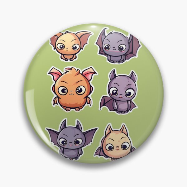 Item preview, Cute Sweet Bat, Bat kawaii, Batzilla, sweet bat, cute bat, cute,  designed and sold by GOLDENGARDENART.