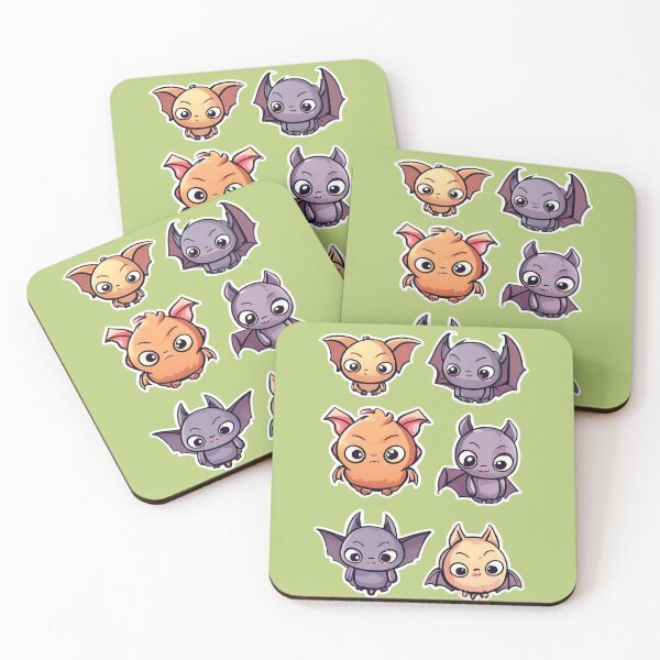 Item preview, Cute Sweet Bat, Bat kawaii, Batzilla, sweet bat, cute bat, cute,  designed and sold by GOLDENGARDENART.