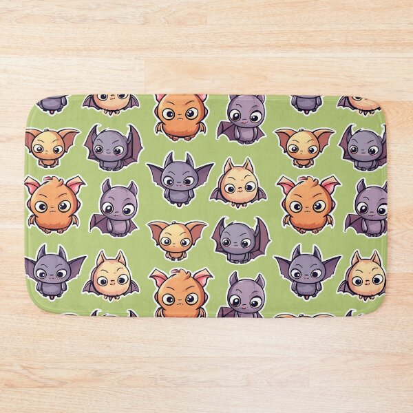 Item preview, Cute Sweet Bat, Bat kawaii, Batzilla, sweet bat, cute bat, cute,  designed and sold by GOLDENGARDENART.