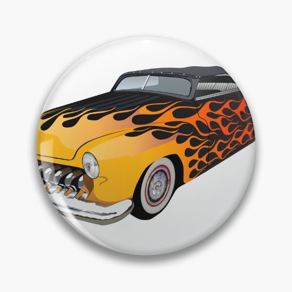 Item preview, american hot rod car muscle vintage garage flame old designed and sold by Achille3777.
