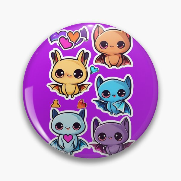 Item preview, Lovely Bat, Bat kawaii, Batzilla, sweet bat, cute bat, cute,  designed and sold by GOLDENGARDENART.