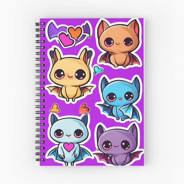 Item preview, Lovely Bat, Bat kawaii, Batzilla, sweet bat, cute bat, cute,  designed and sold by GOLDENGARDENART.
