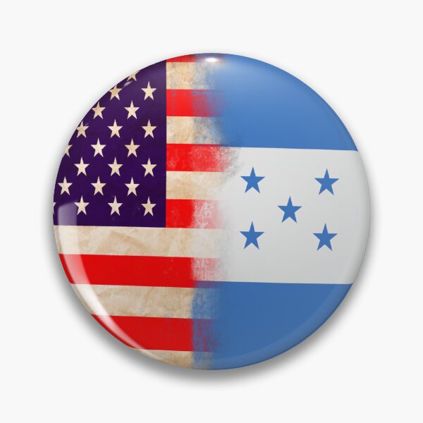 Item preview, US Flag and Honduras Flag Pride Wear Design.  designed and sold by LovelyHappyGift.