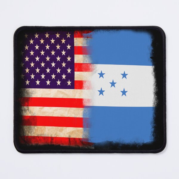 Item preview, US Flag and Honduras Flag Pride Wear Design. designed and sold by LovelyHappyGift.
