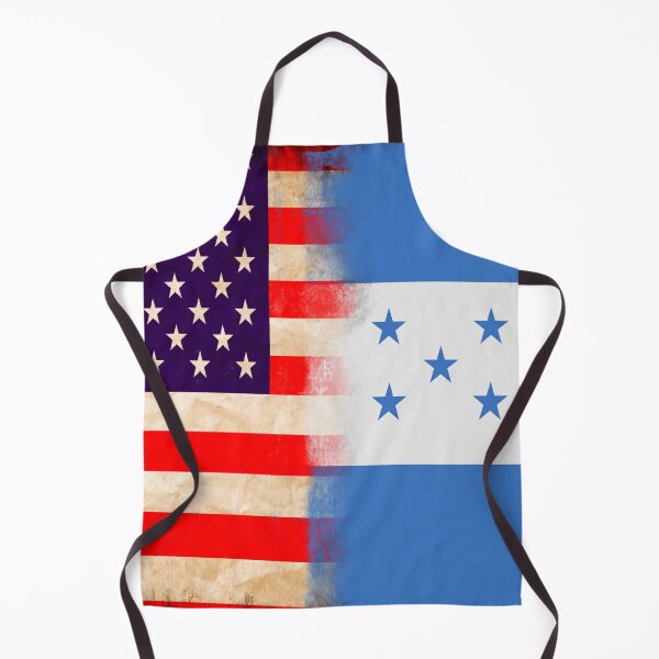 Item preview, US Flag and Honduras Flag Pride Wear Design. designed and sold by LovelyHappyGift.