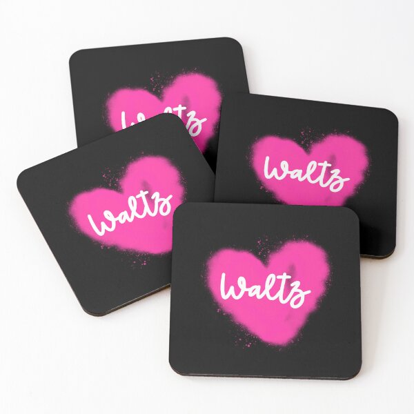 Artikelvorschau, Walzer, rosa Herz, Sprühfarbe, Spritzer-Design entworfen und verkauft von Peace4Patti.