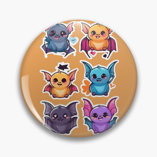 Item preview, Kawaii Bat, Bat kawaii, Batzilla, sweet bat, cute bat, cute,  designed and sold by GOLDENGARDENART.