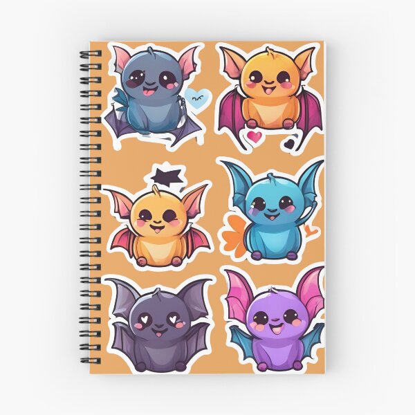 Item preview, Kawaii Bat, Bat kawaii, Batzilla, sweet bat, cute bat, cute,  designed and sold by GOLDENGARDENART.