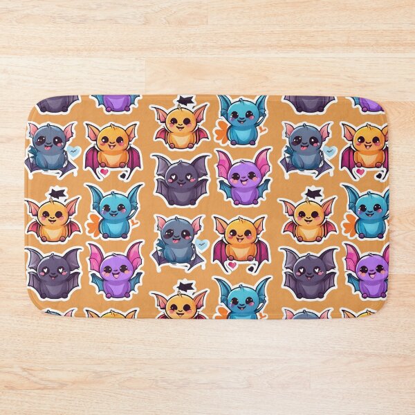 Item preview, Kawaii Bat, Bat kawaii, Batzilla, sweet bat, cute bat, cute,  designed and sold by GOLDENGARDENART.