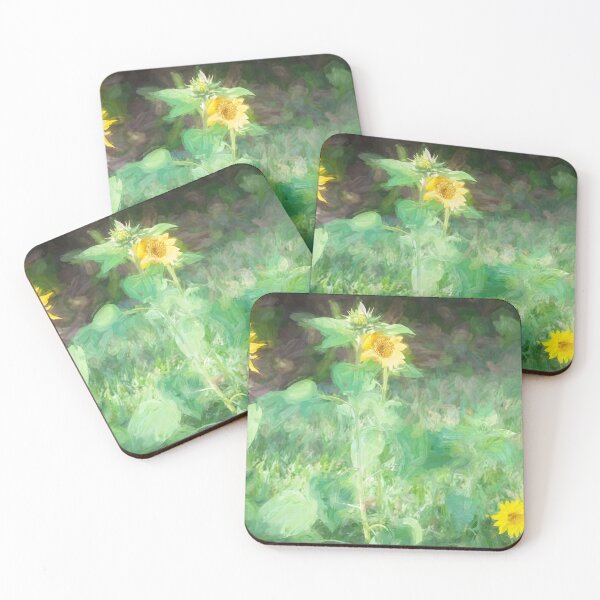 Item preview, Happy Sunflowers Helianthus Abstract X228 designed and sold by RichFrancoCars.