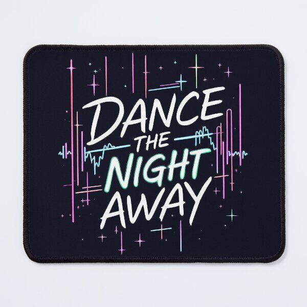 Item preview, Dance the Night Away: EDM Neon Wave Design designed and sold by Jollys-ArtShop.