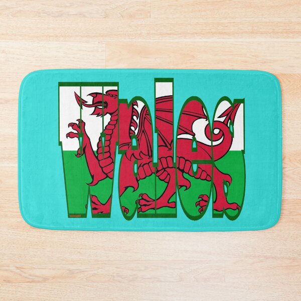 Item preview, Wales Font with Welsh Flag designed and sold by Havocgirl.