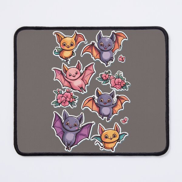Item preview, Cute Kawaii Bat, Bat kawaii, Batzilla, sweet bat, cute bat, cute,  designed and sold by GOLDENGARDENART.