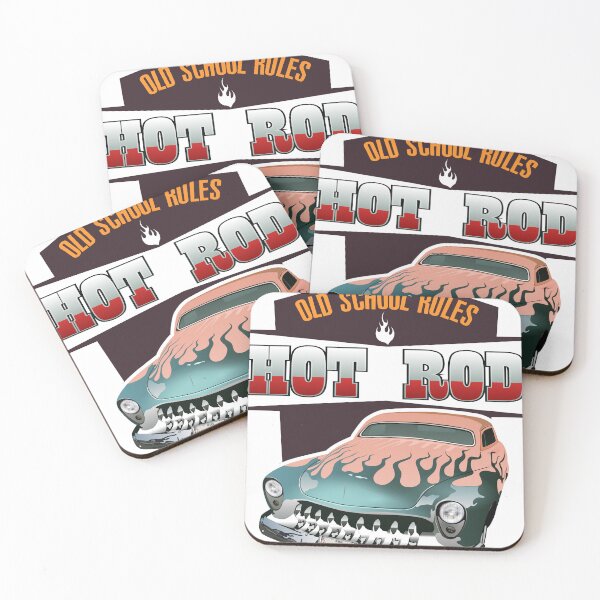 Item preview, hot rod car logo old school rules old flame american muscle car designed and sold by Achille3777.