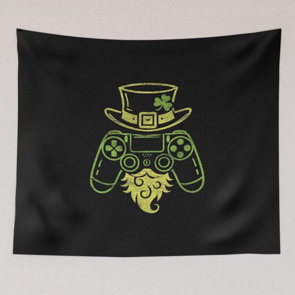 Item preview, Funny Leperchaun Game Controller Gamer designed and sold by LazyLoungeCo.