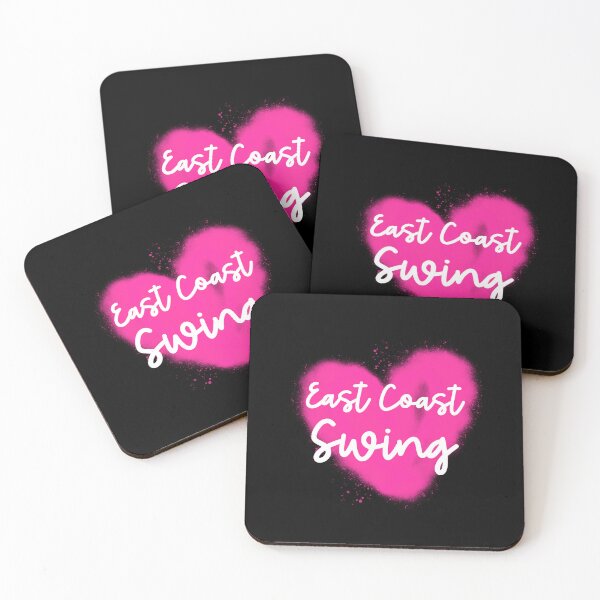 Artikelvorschau, East Coast Swing – Herz, Sprühfarbe, Splatter-Design, Rosa entworfen und verkauft von Peace4Patti.