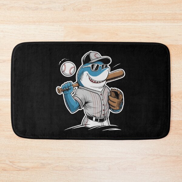 Item preview, Baseball Shark Cartoon Design for Sports Enthusiasts designed and sold by love3617.