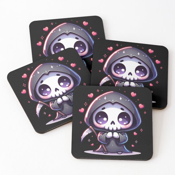 Item preview, Kawaii Grim Reaper In Love designed and sold by 2ndSketch.