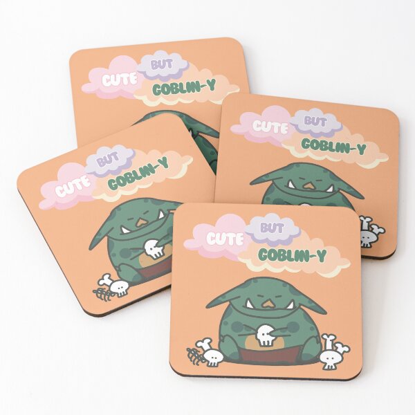 Item preview, Cute But Goblin-y Green (Orange) designed and sold by BLAAAAASK.