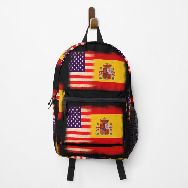 Item preview, US Flag and Spain Flag Pride Wear Design. designed and sold by LovelyHappyGift.