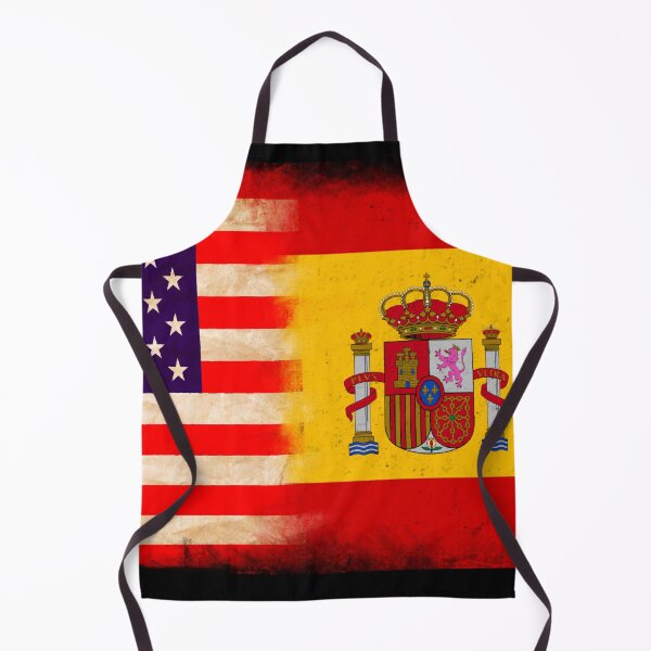 Item preview, US Flag and Spain Flag Pride Wear Design. designed and sold by LovelyHappyGift.