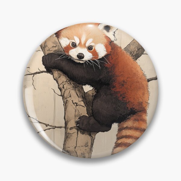 Item preview, Red Panda climbing a tree designed and sold by SetMyHeart.