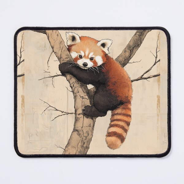 Item preview, Red Panda climbing a tree designed and sold by SetMyHeart.